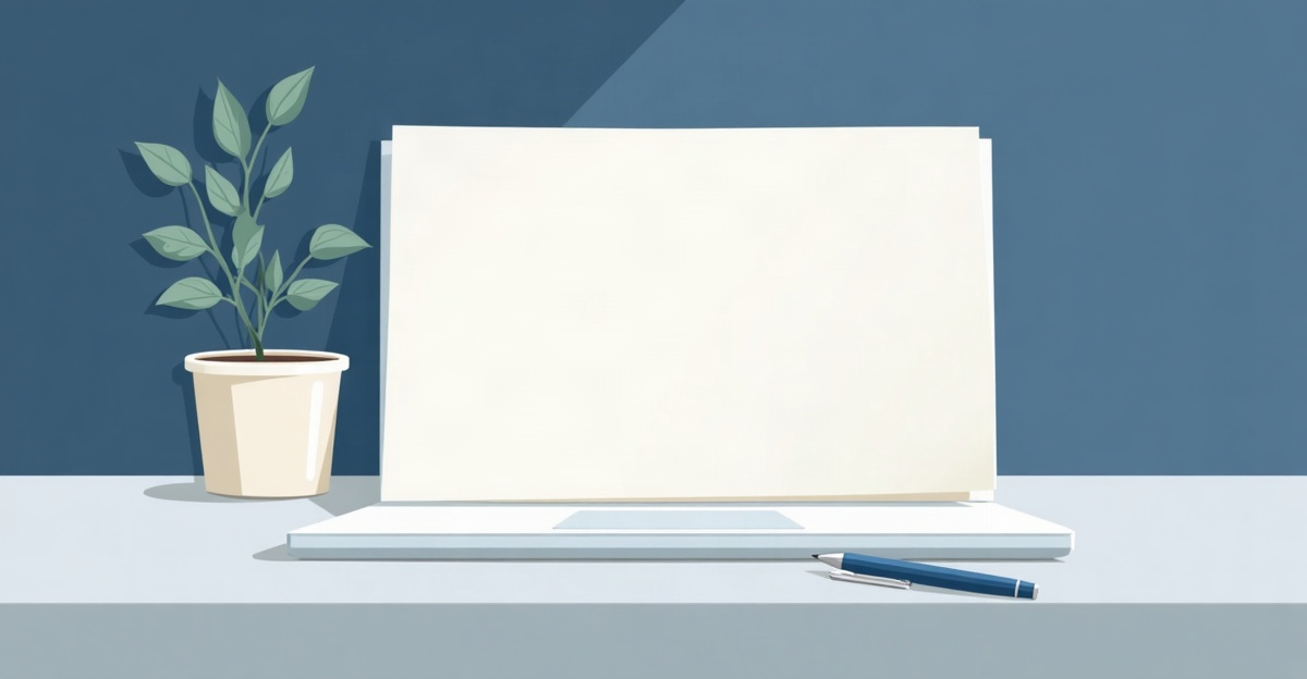The bottom third of a printed letter on a desk with a pen lying across the margin